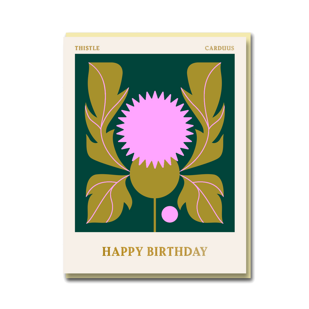 COLUMBIA ROAD: THISTLE HAPPY BIRTHDAY