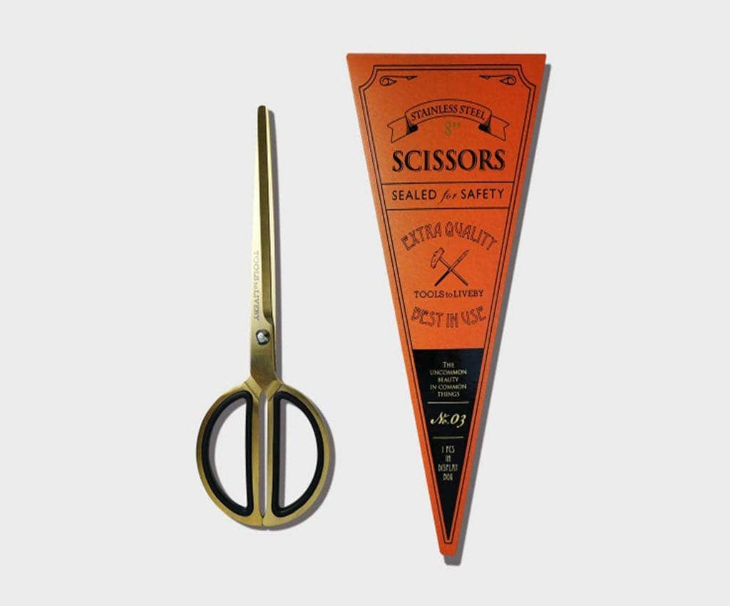 TOOLS TO LIVEBY SCISSORS: GOLD