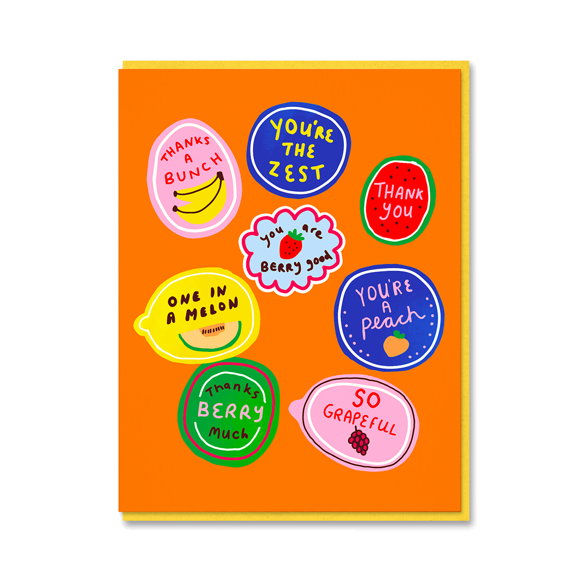 SEÑORITA FLO: FRUIT STICKERS