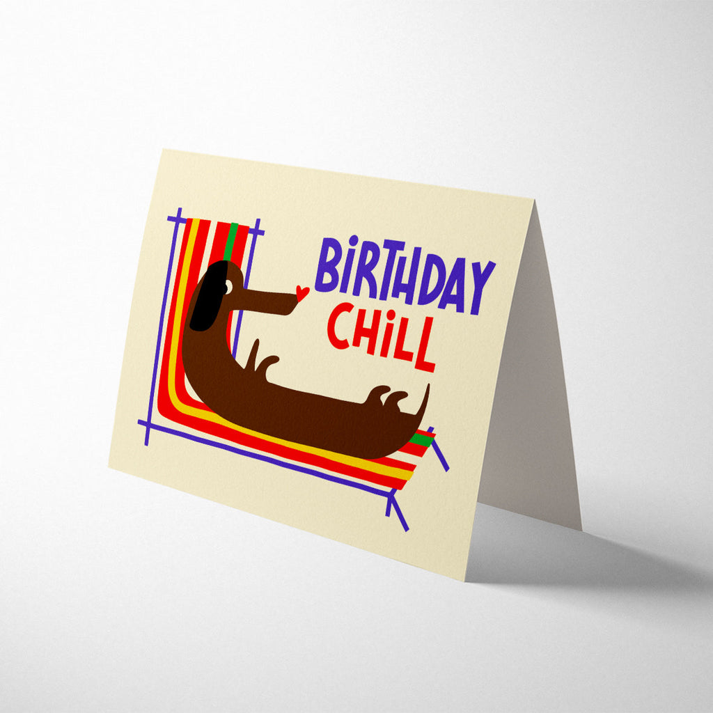 DECK CHAIR DACHSHUND