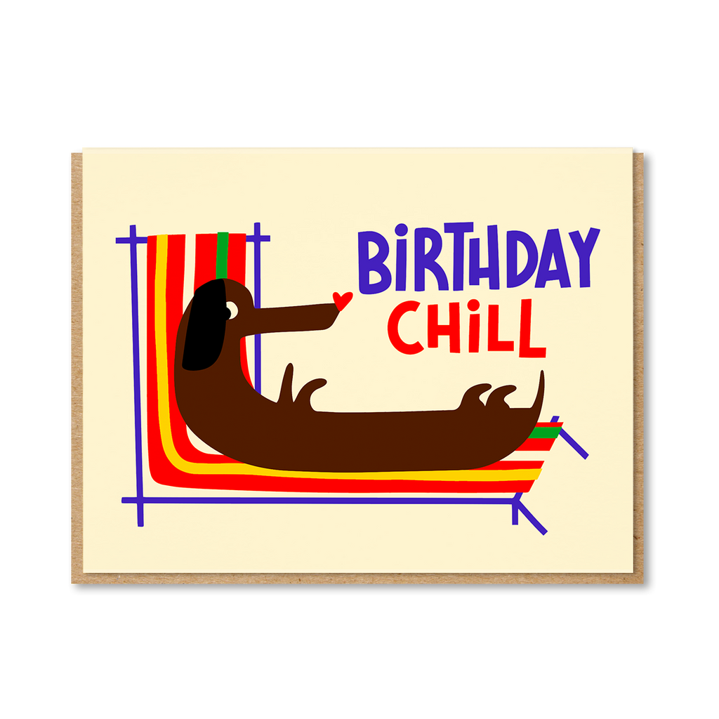 DECK CHAIR DACHSHUND