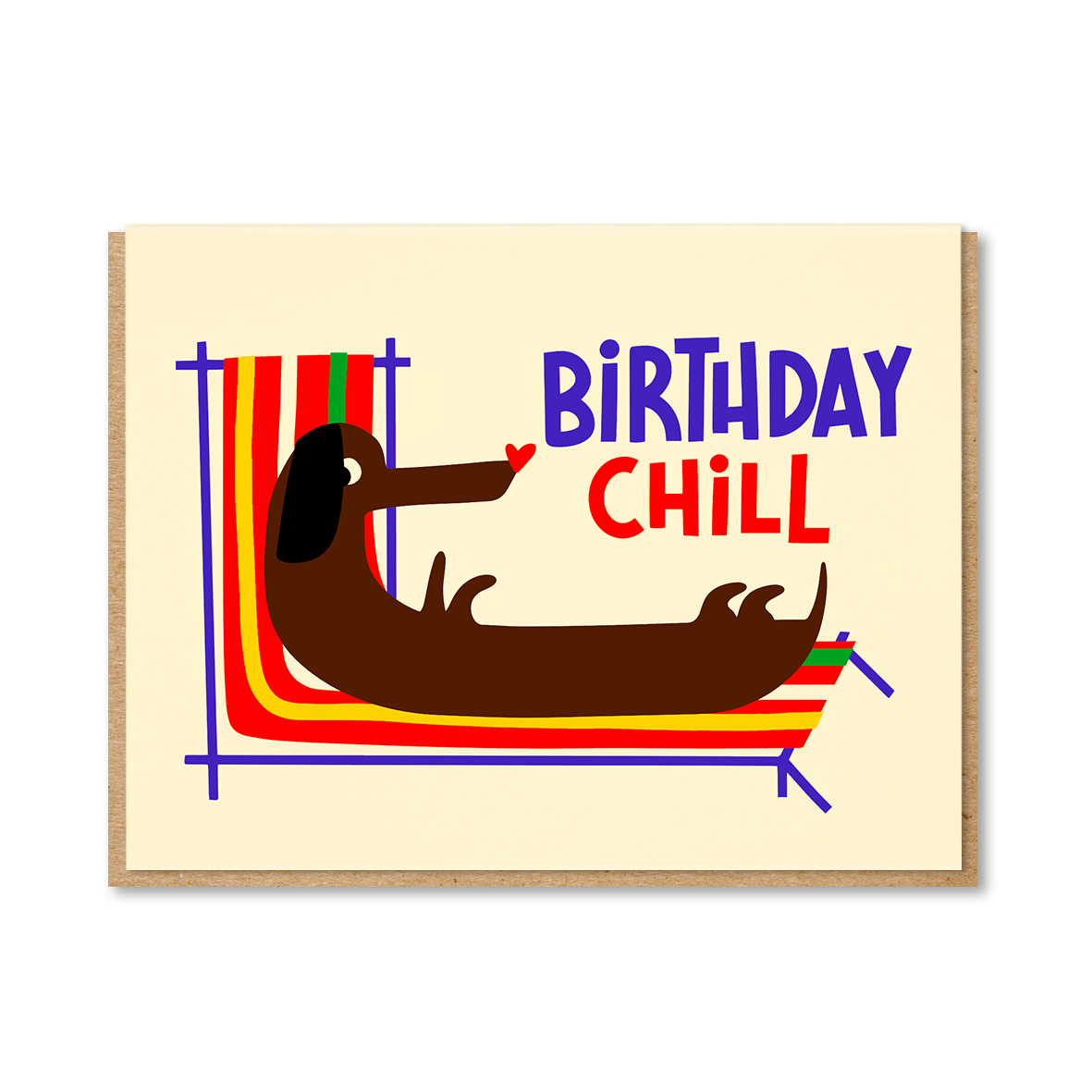 DECK CHAIR DACHSHUND