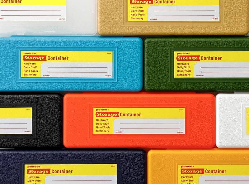 HIGHTIDE PENCO PEN CASE STORAGE CONTAINER: GREEN