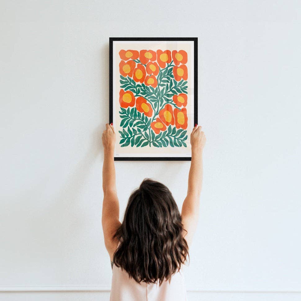 FLUTTERING ART PRINT // A3