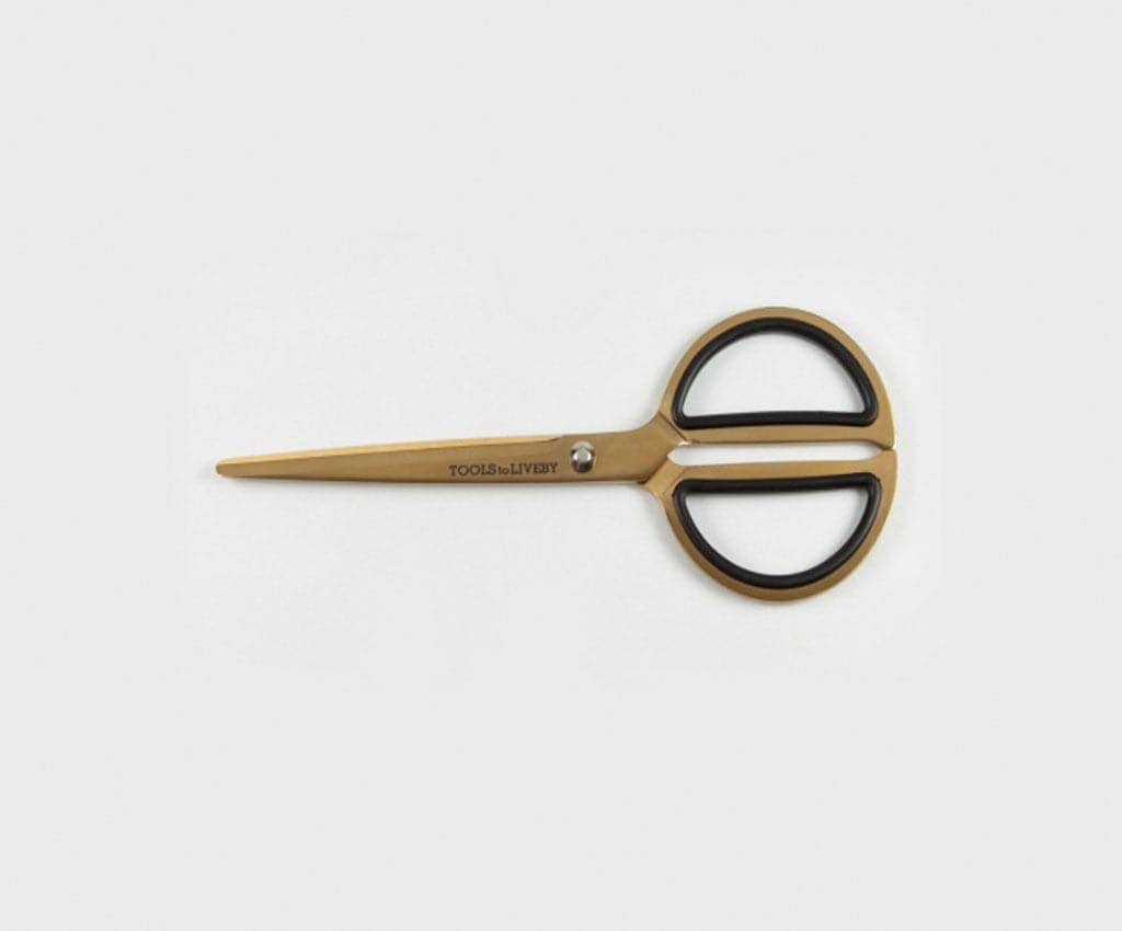 TOOLS TO LIVEBY SCISSORS: GOLD