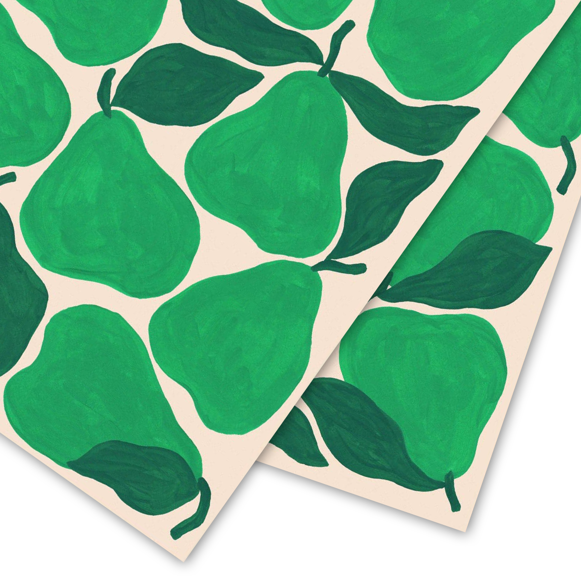 GREEN PEARS WRAP