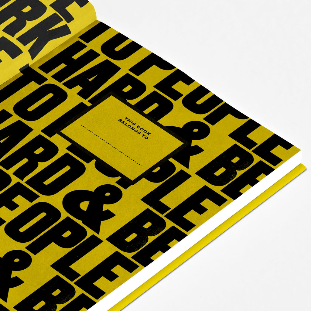 WORK HARD AND BE NICE TO PEOPLE NOTEBOOK