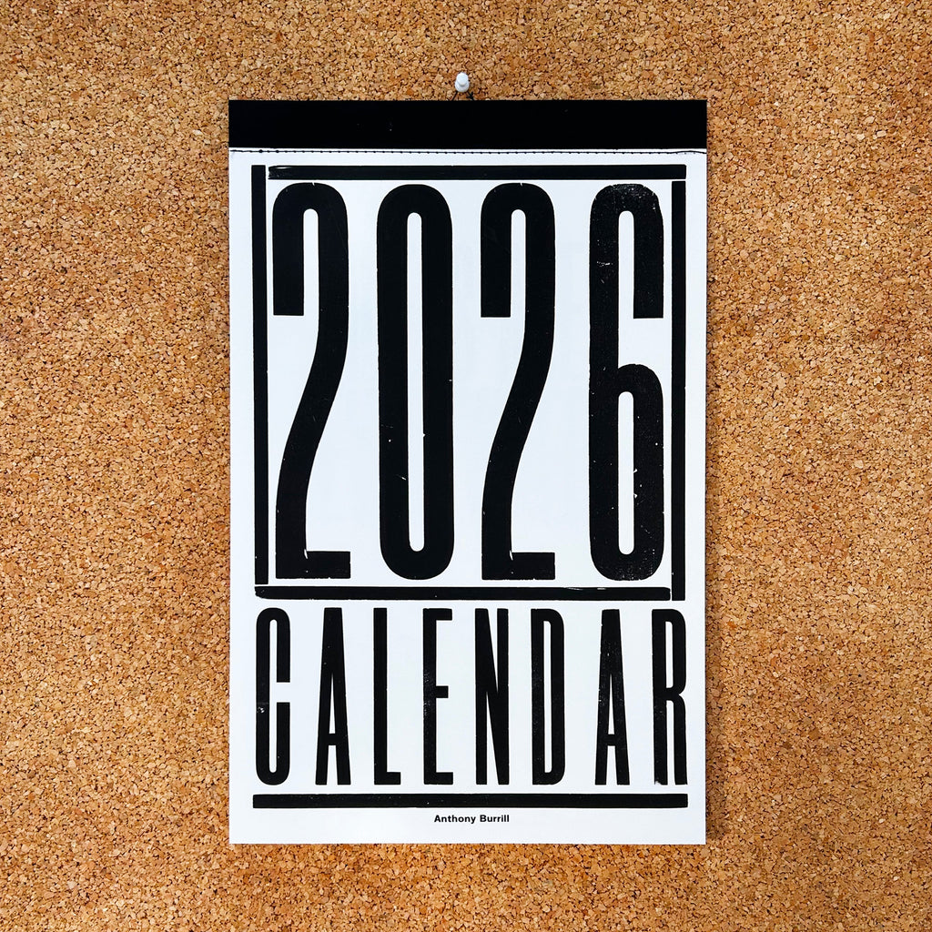 2026 ANTHONY BURRILL WALL CALENDAR