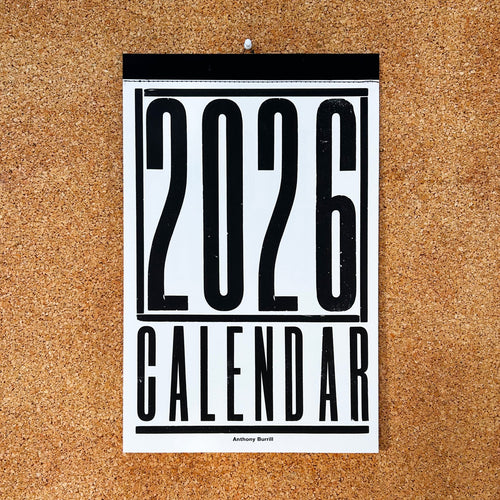 2026 ANTHONY BURRILL WALL CALENDAR