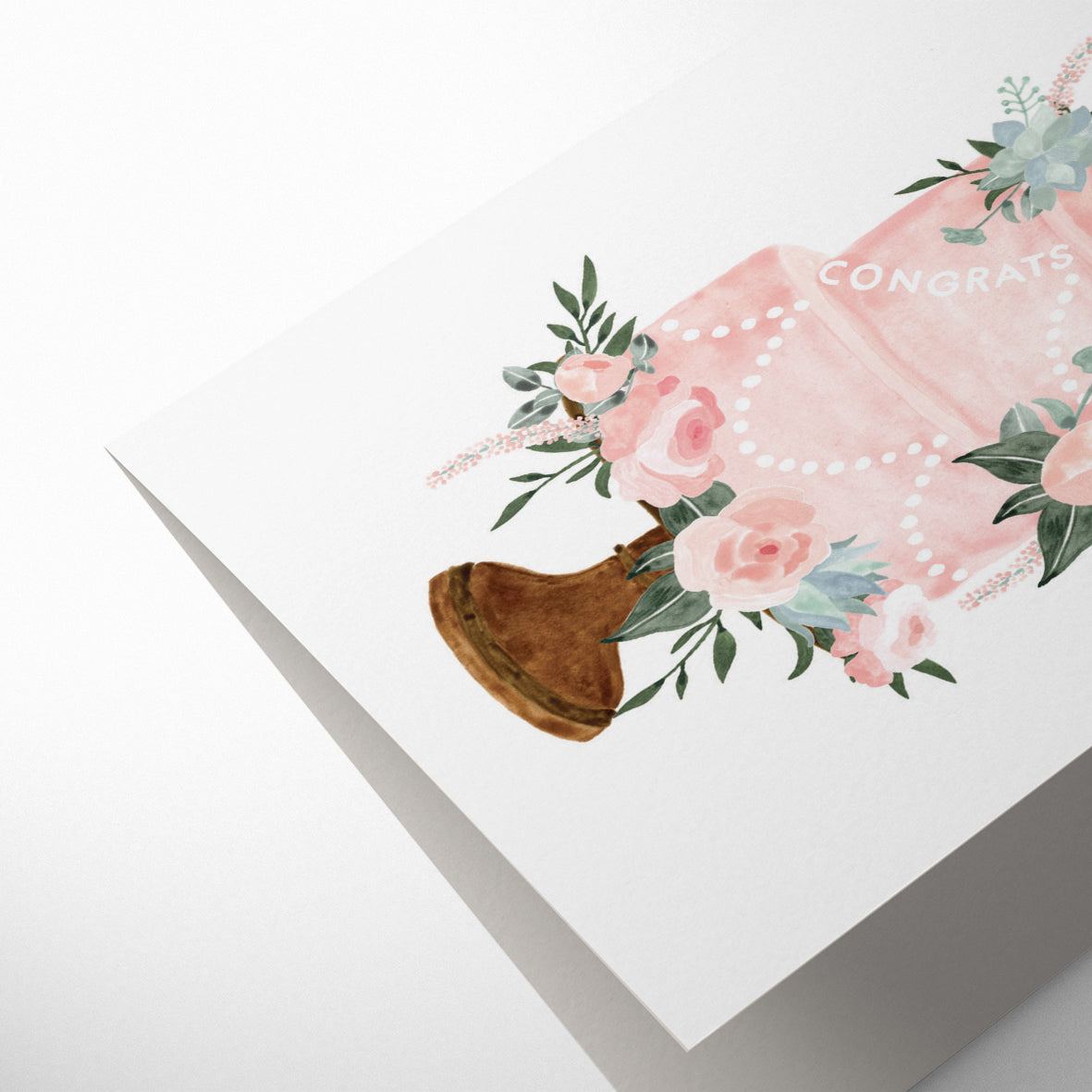 CONGRATS WEDDING CAKE