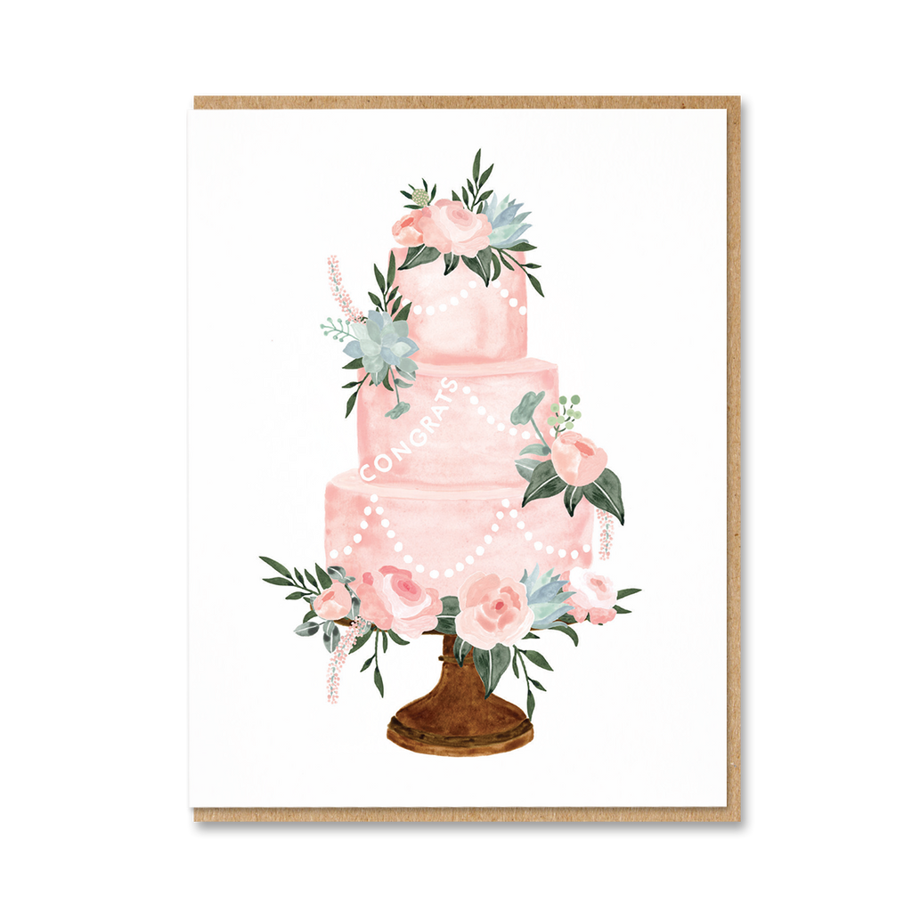 CONGRATS WEDDING CAKE