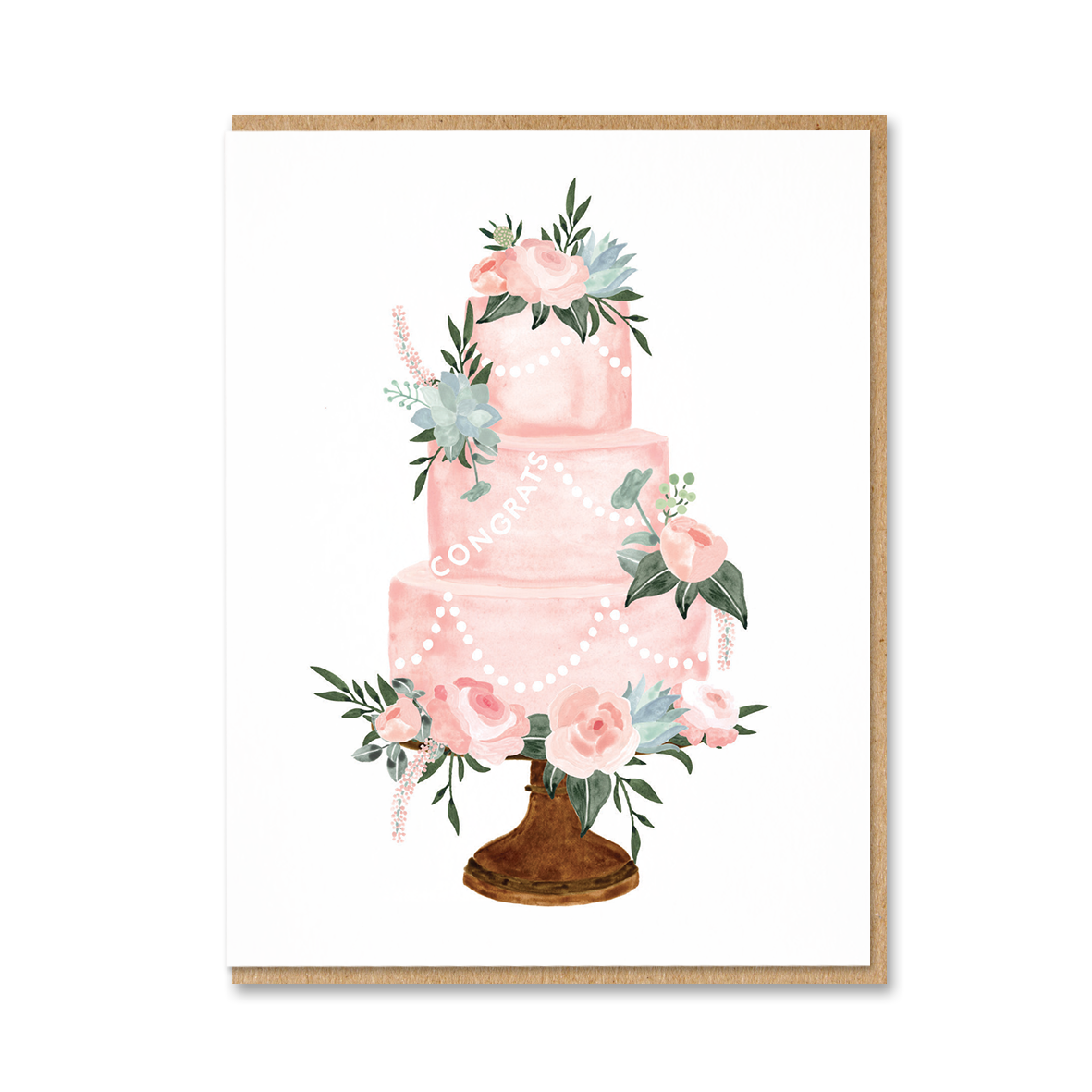 CONGRATS WEDDING CAKE