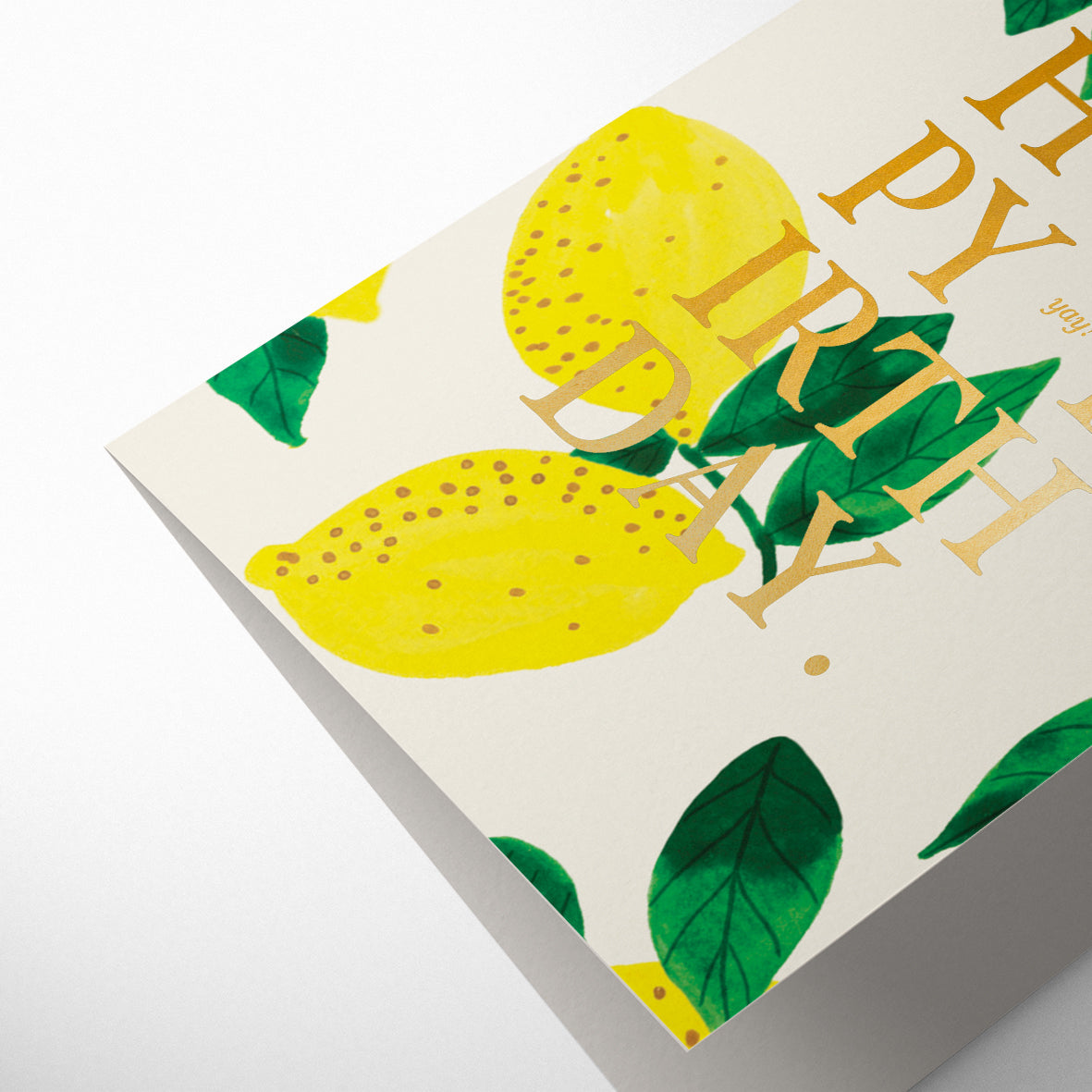 LEMON BIRTHDAY