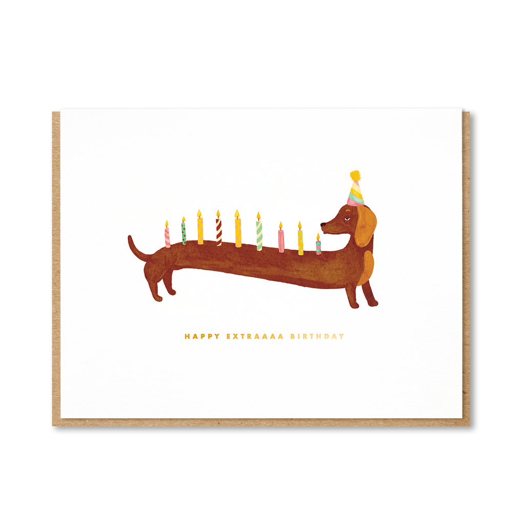 DACHSHUNDS EXTRA BIRTHDAY