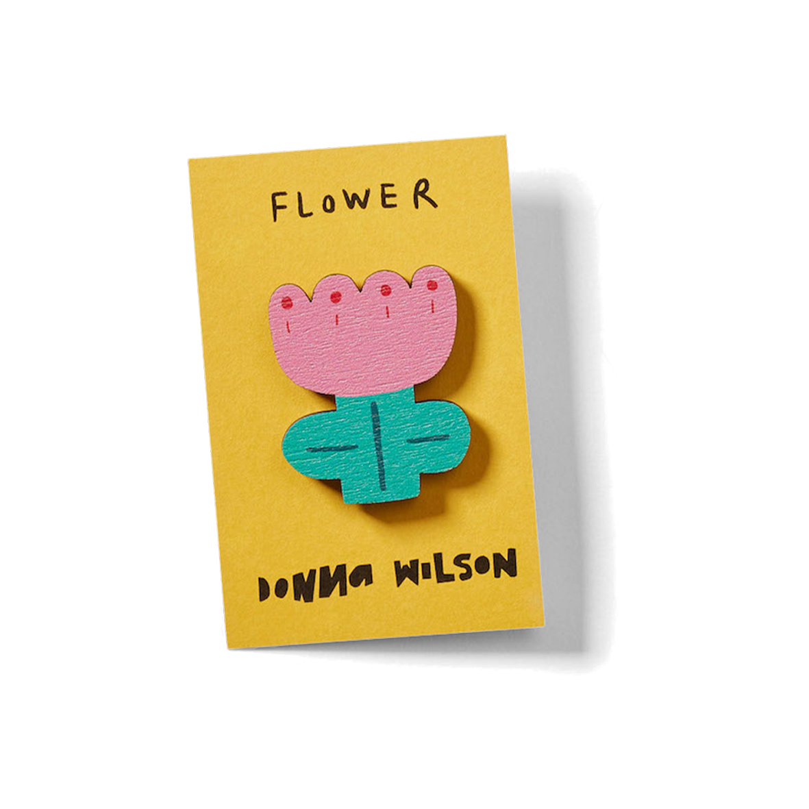 FLOWER PIN BADGE