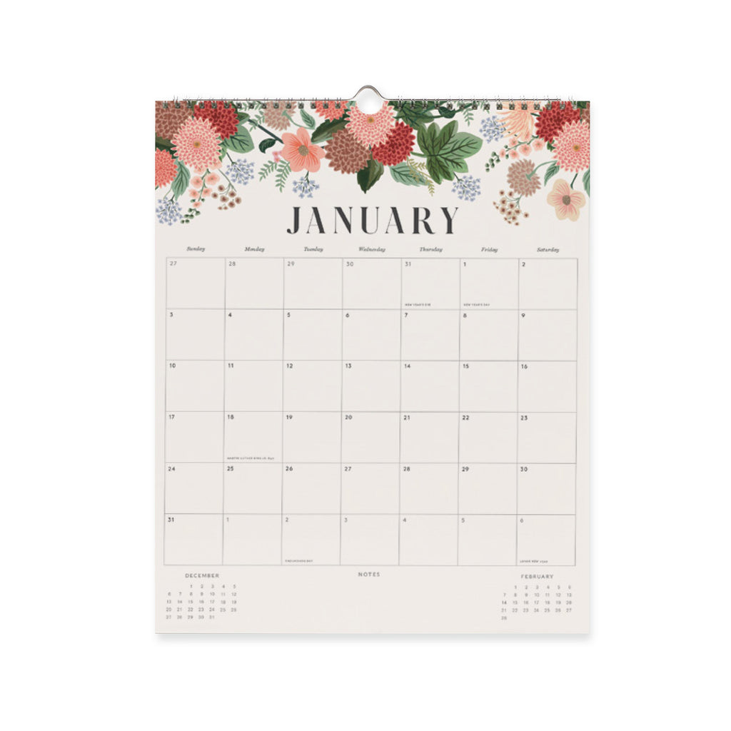 2027 FLORAL APPOINTMENT CALENDAR