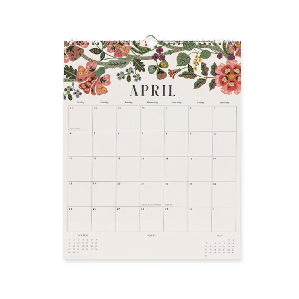 2027 FLORAL APPOINTMENT CALENDAR