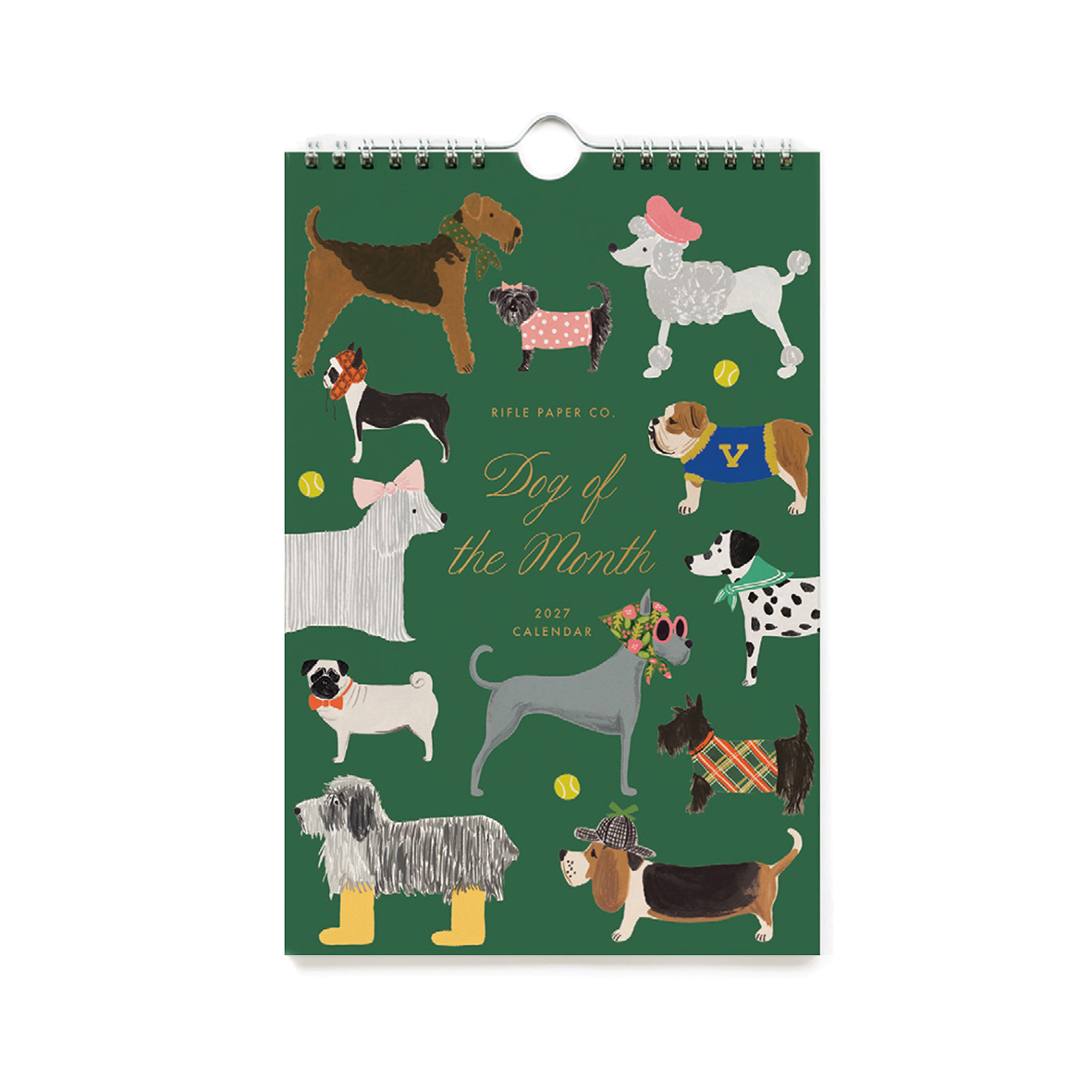2027 DOG OF THE MONTH KITCHEN CALENDAR
