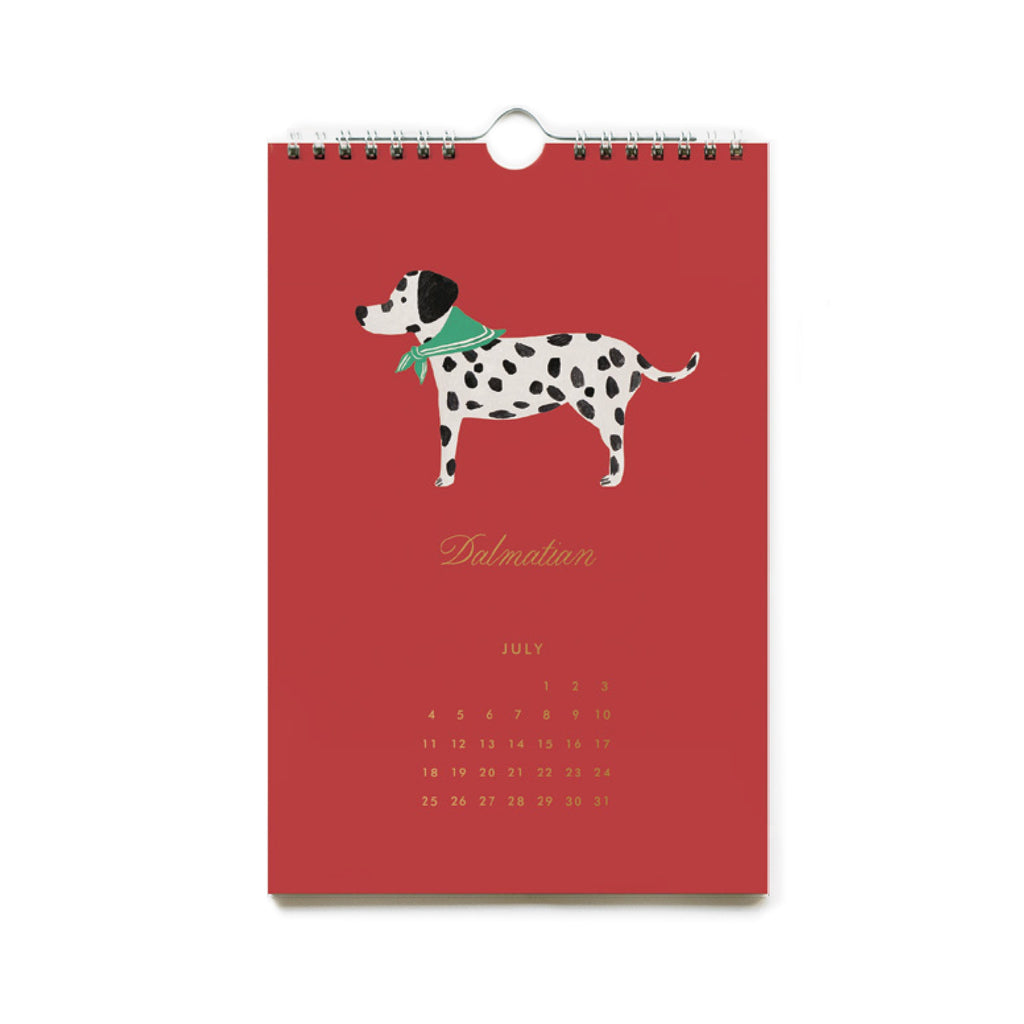 2027 DOG OF THE MONTH KITCHEN CALENDAR