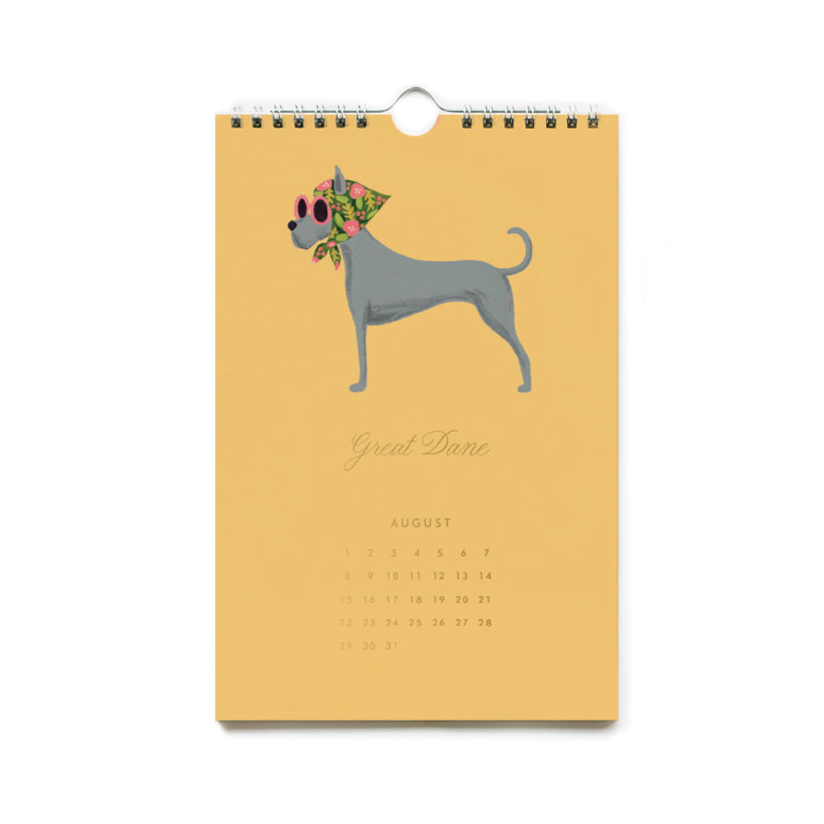 2027 DOG OF THE MONTH KITCHEN CALENDAR