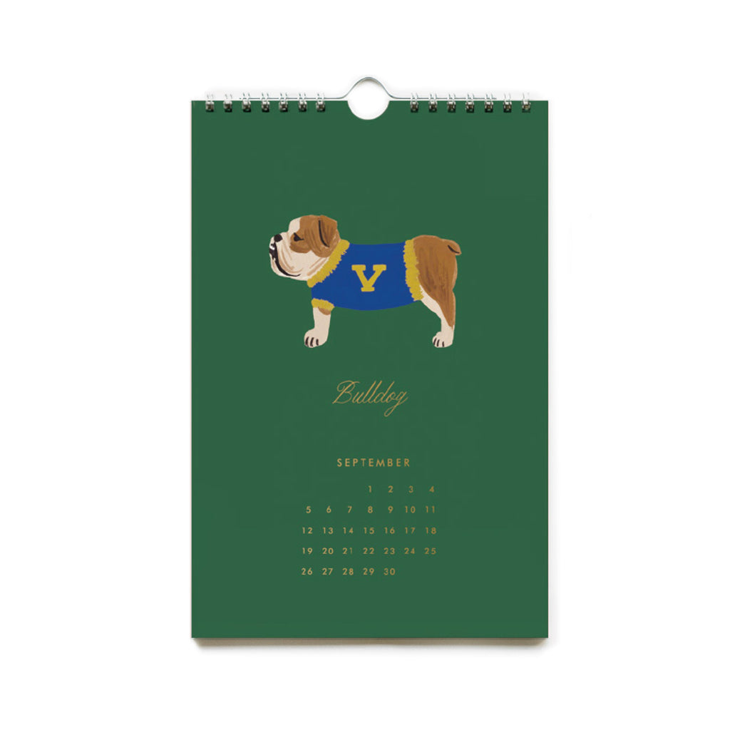 2027 DOG OF THE MONTH KITCHEN CALENDAR