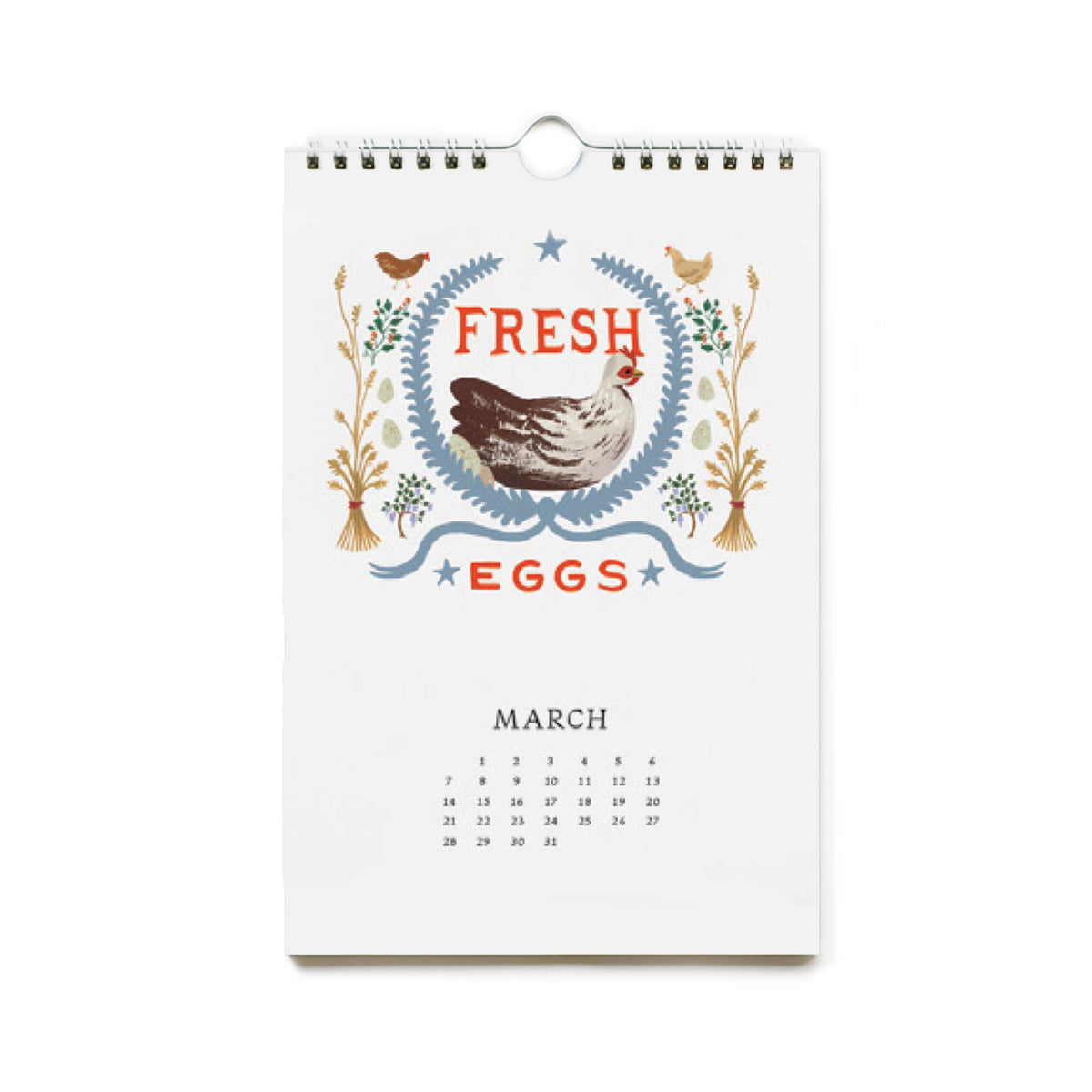 2027 COUNTRY FARM KITCHEN CALENDAR