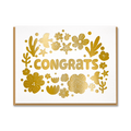 CONGRATS BIRDS & FLOWERS