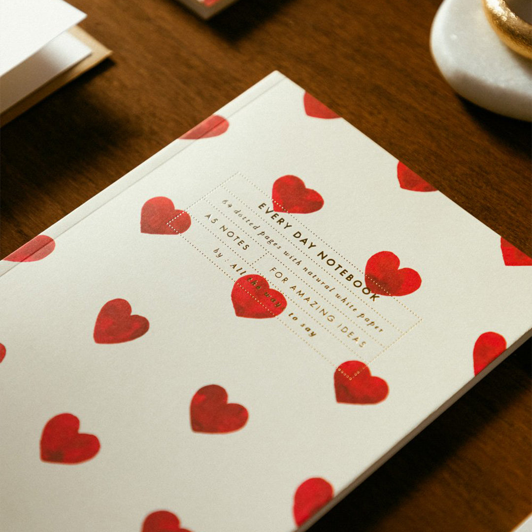HEART A5 NOTEBOOK