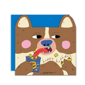DOG EATS HULA HOOPS DIE CUT