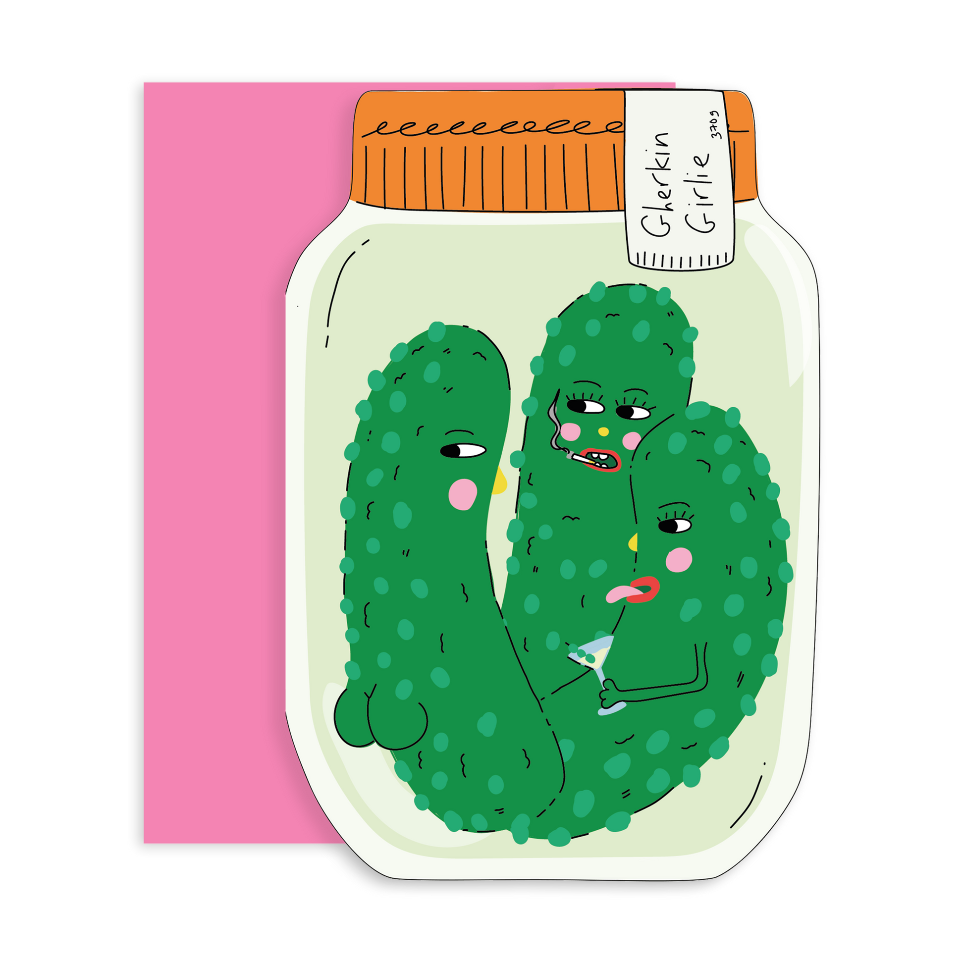 GHERKIN GIRLIE DIE-CUT