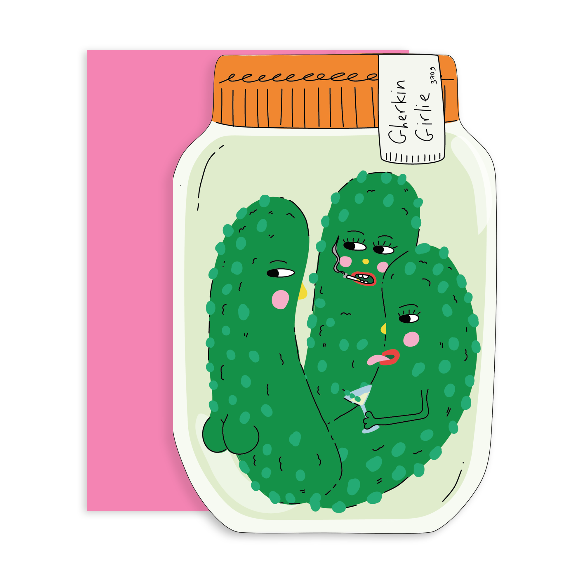 GHERKIN GIRLIE DIE-CUT