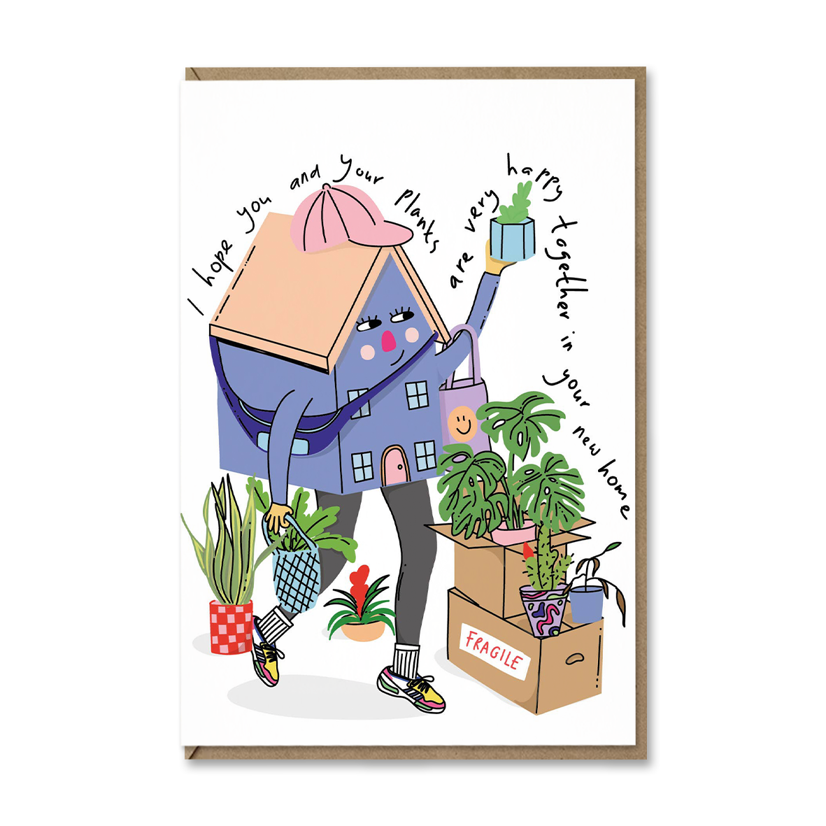 PLANT FRIEND NEW HOUSE