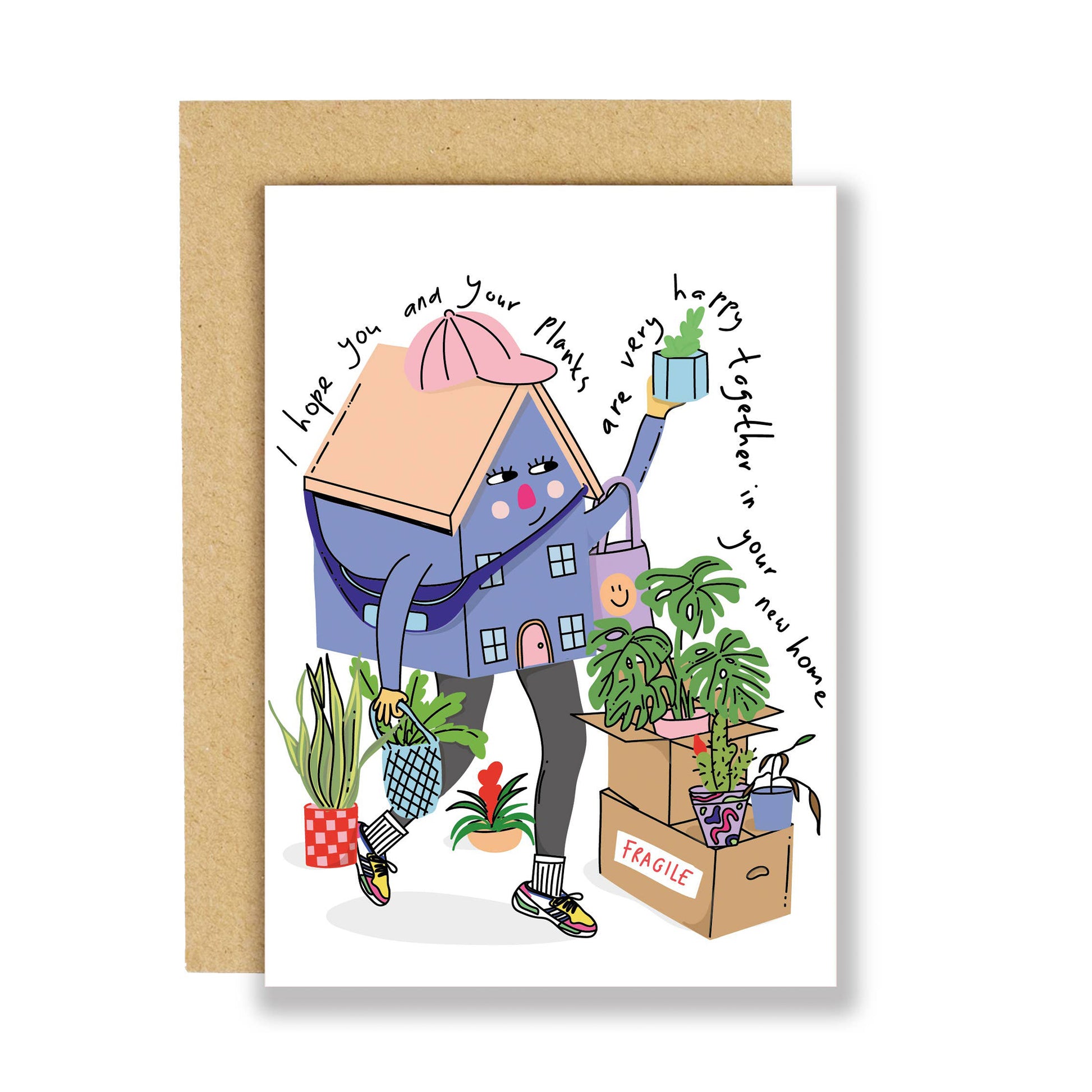 PLANT FRIEND NEW HOUSE