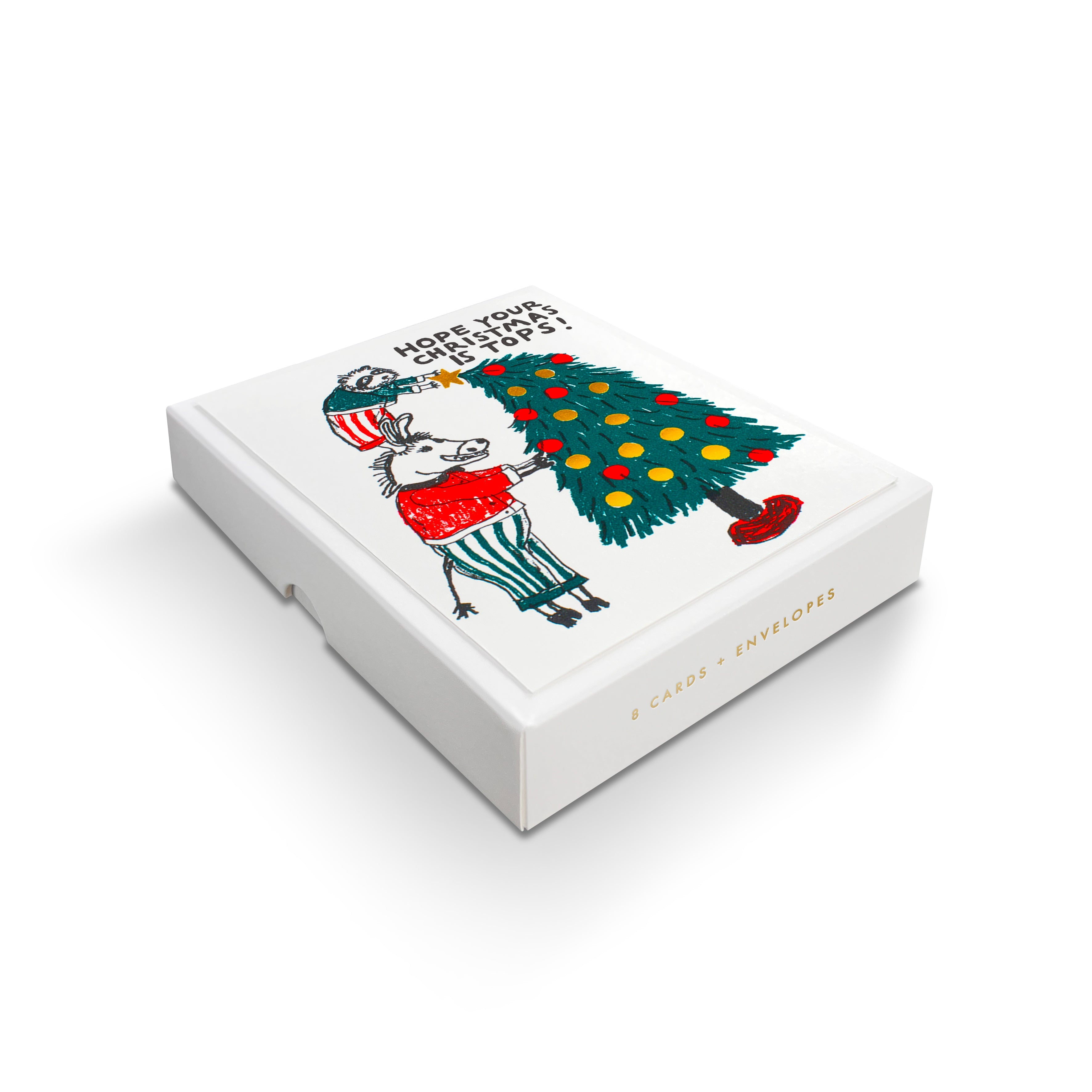 TOPS CHRISTMAS TREE ANIMALS BOX SET