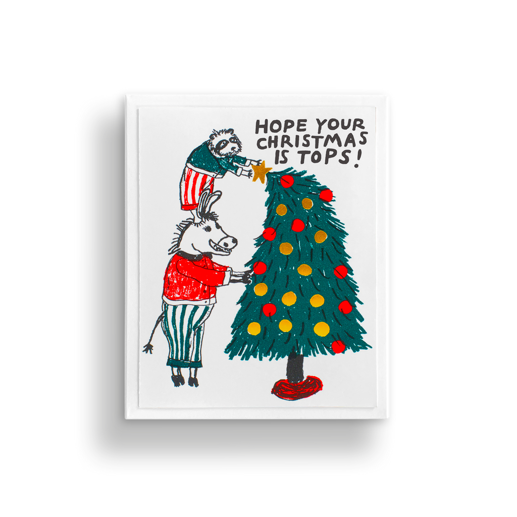 TOPS CHRISTMAS TREE ANIMALS BOX SET
