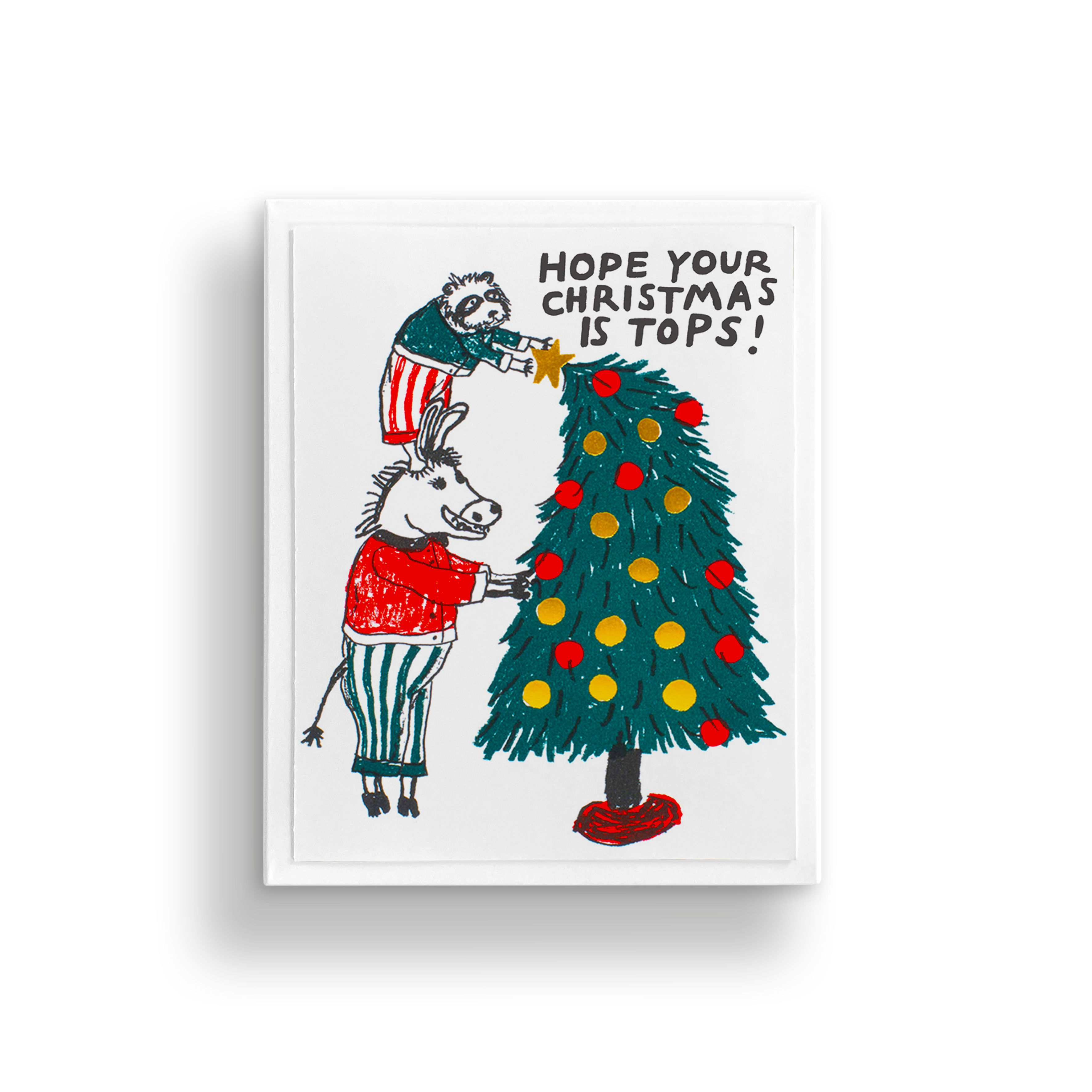 TOPS CHRISTMAS TREE ANIMALS BOX SET