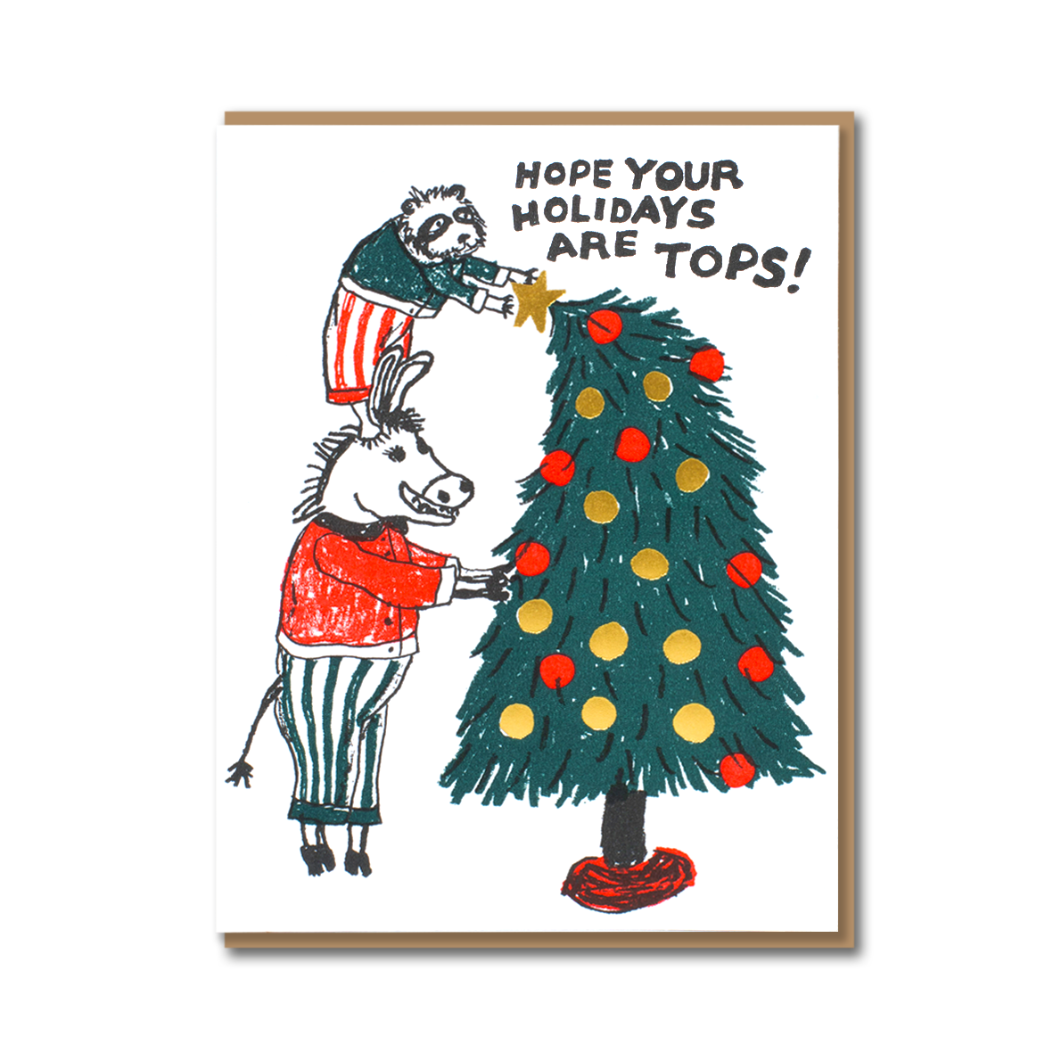 TOPS HOLIDAY TREE ANIMALS