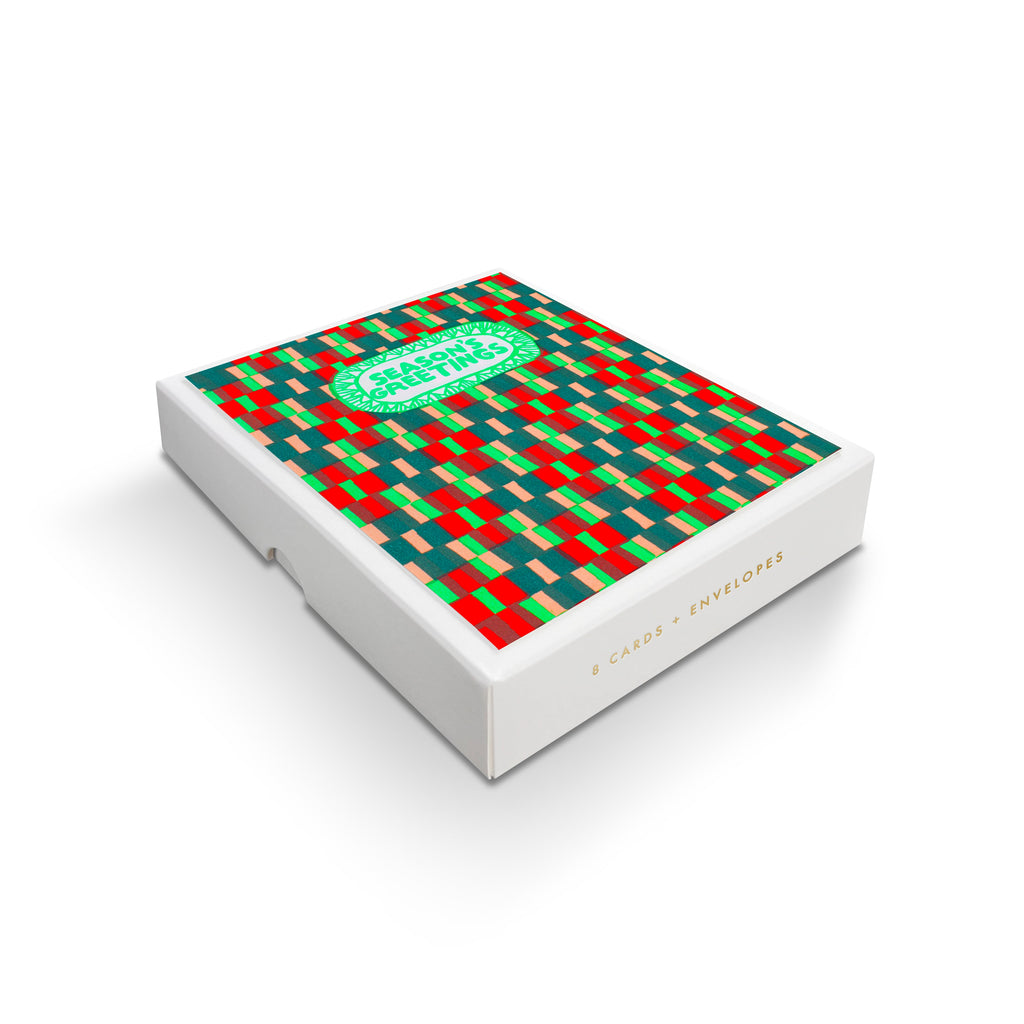 WOVEN HAPPY CHRISTMAS BOX SET