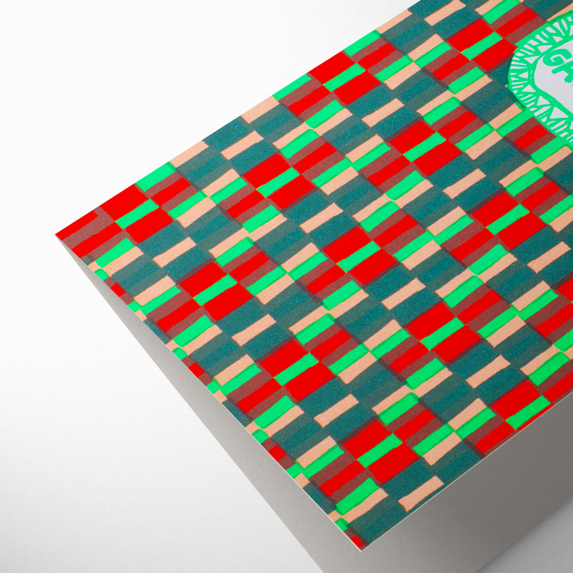 WOVEN HAPPY CHRISTMAS