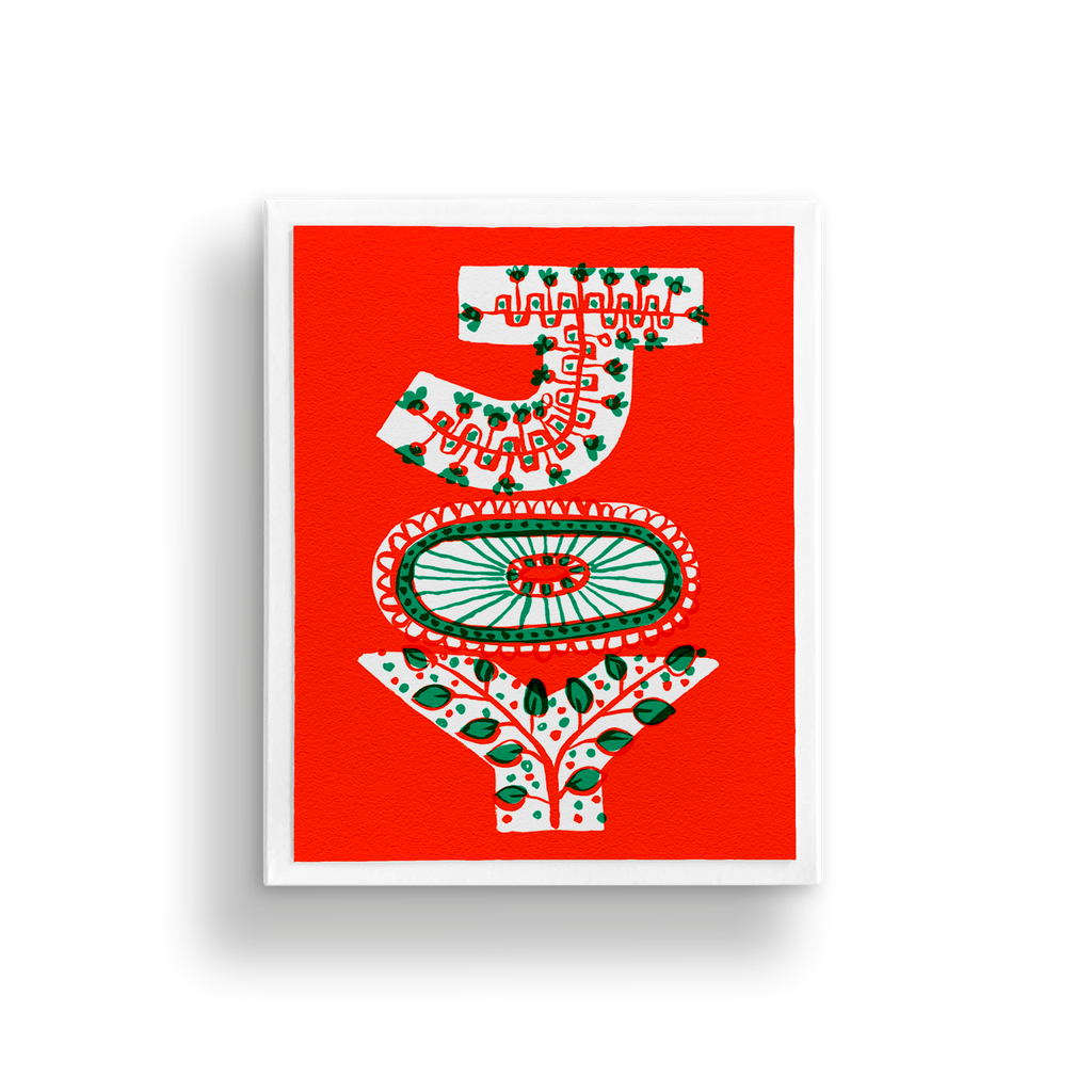 SWEDISH FOLK JOY LETTERS BOX SET