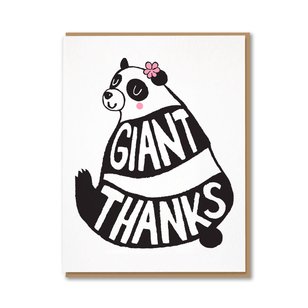 GIANT THANKS PANDA