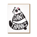 GIANT THANKS PANDA