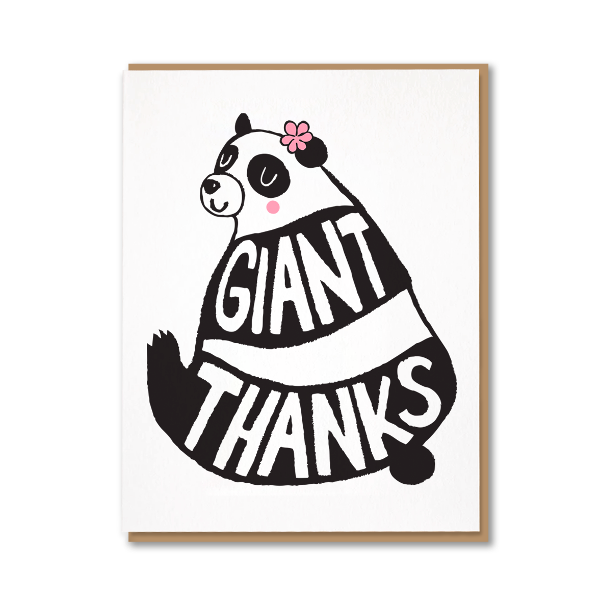 GIANT THANKS PANDA