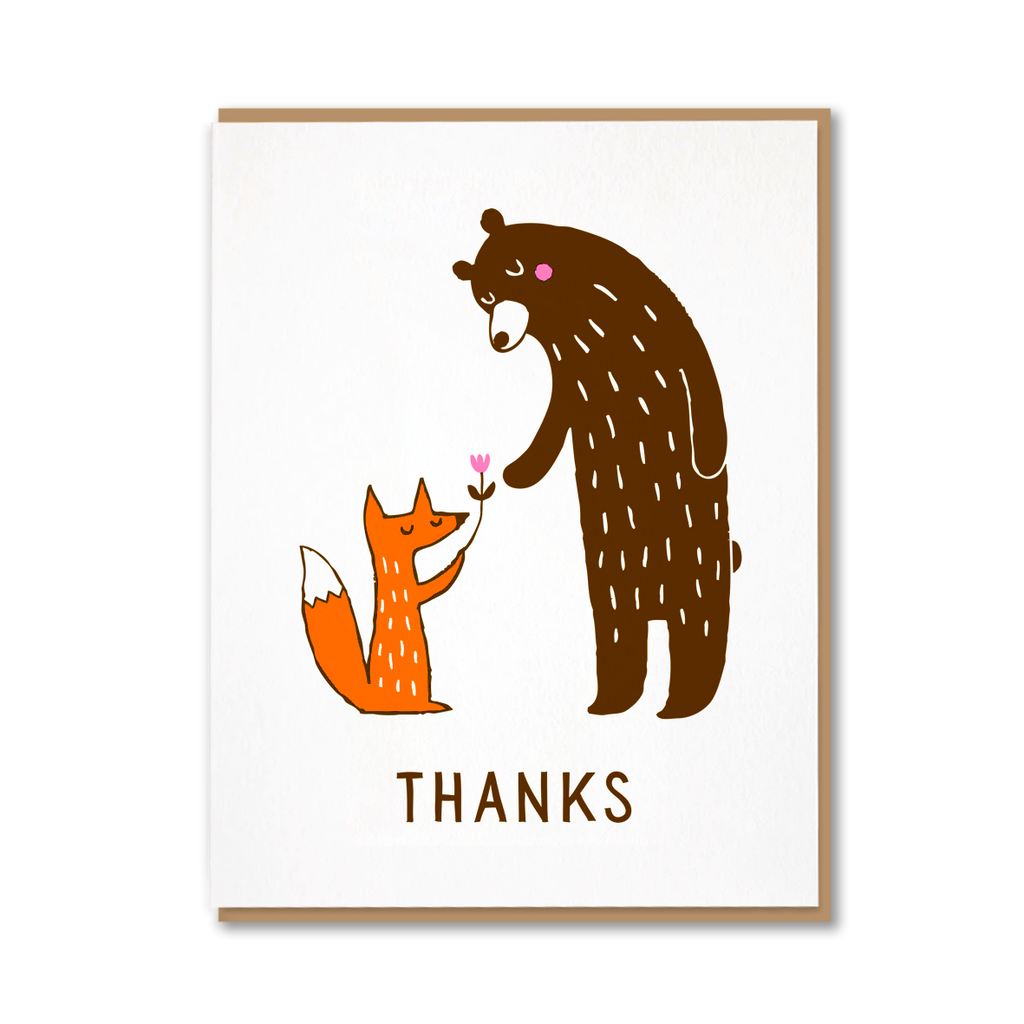 THANKS FOX BEAR