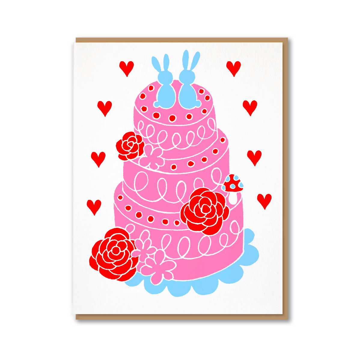 PINK WEDDING CAKE