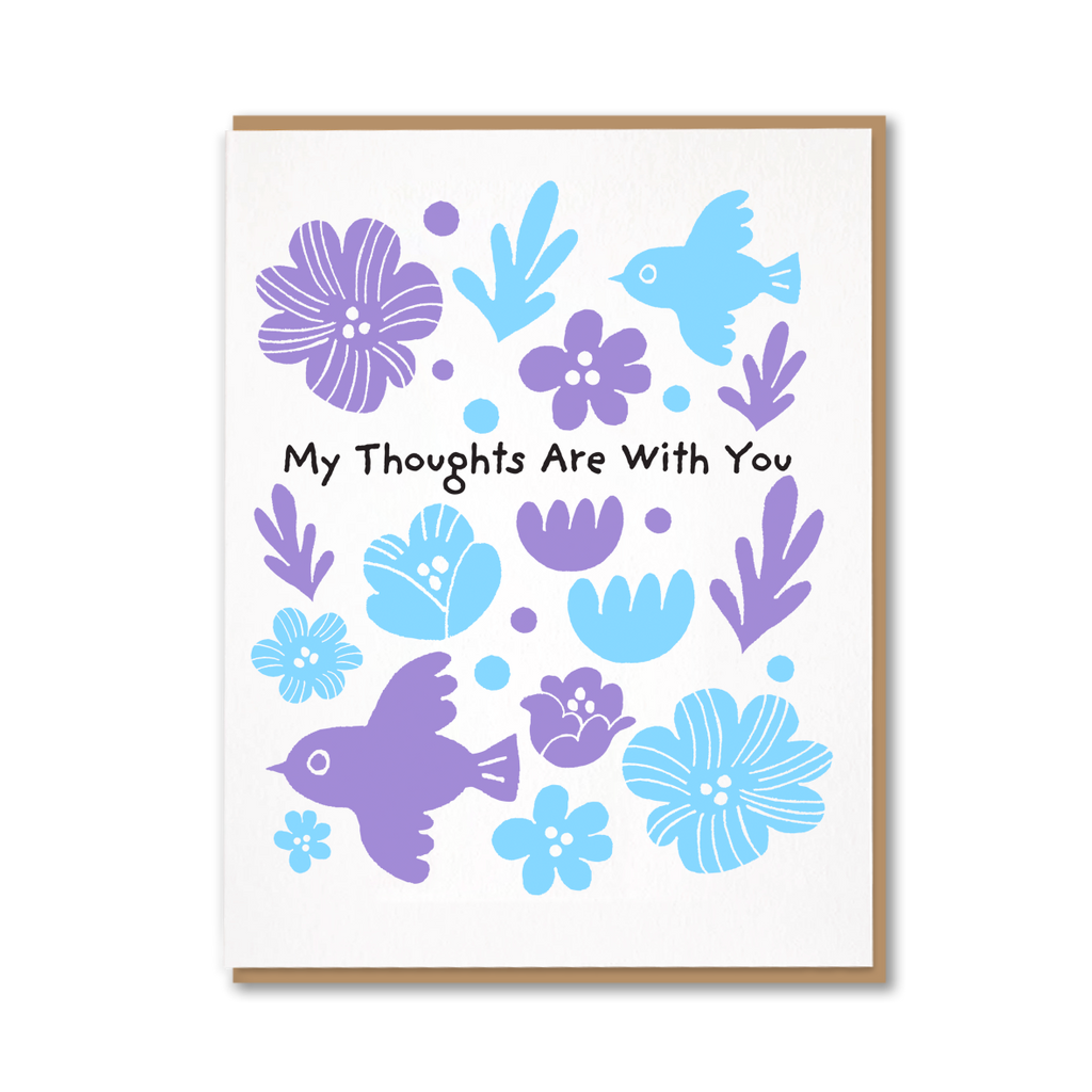 MY THOUGHTS ARE WITH YOU