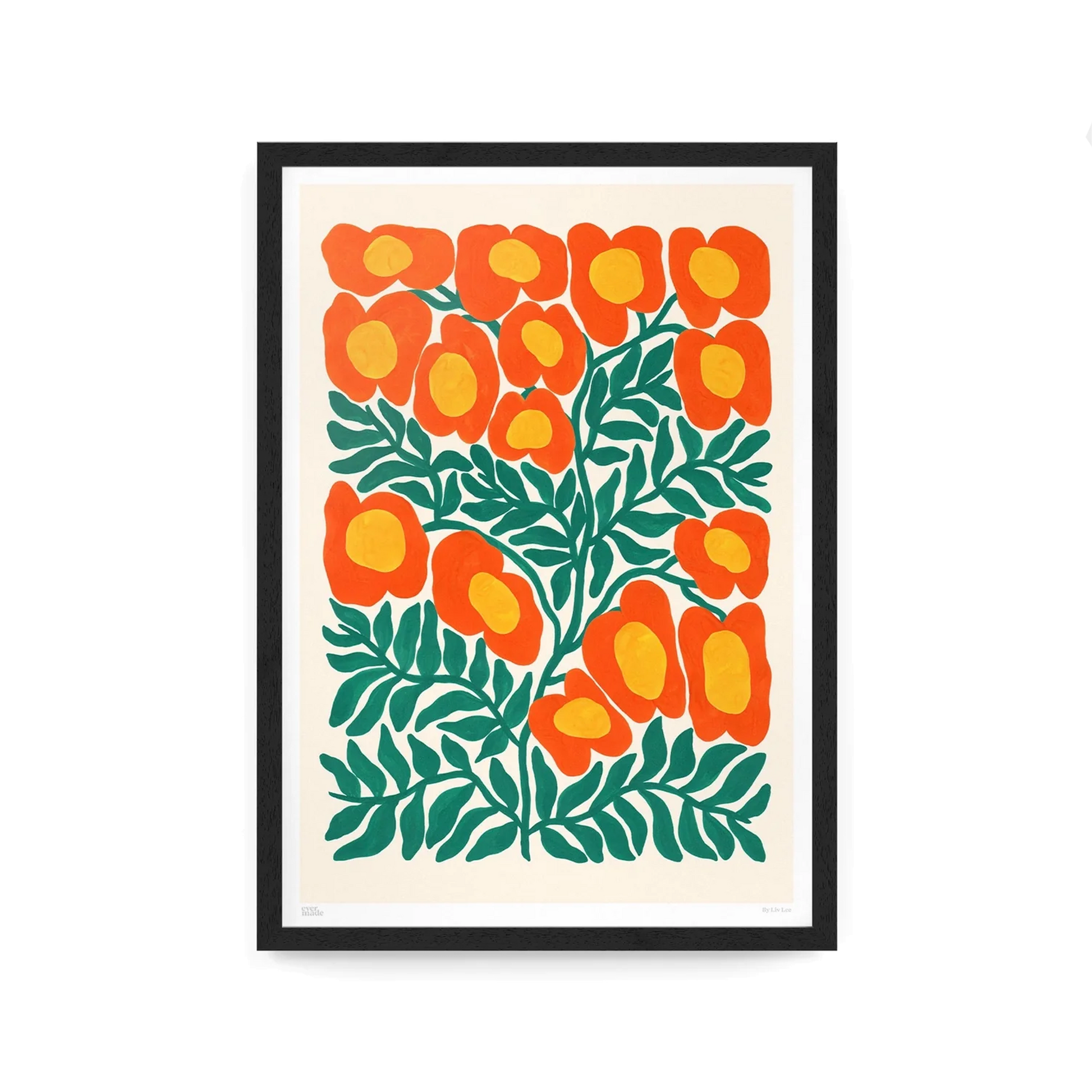 FLUTTERING ART PRINT // A3