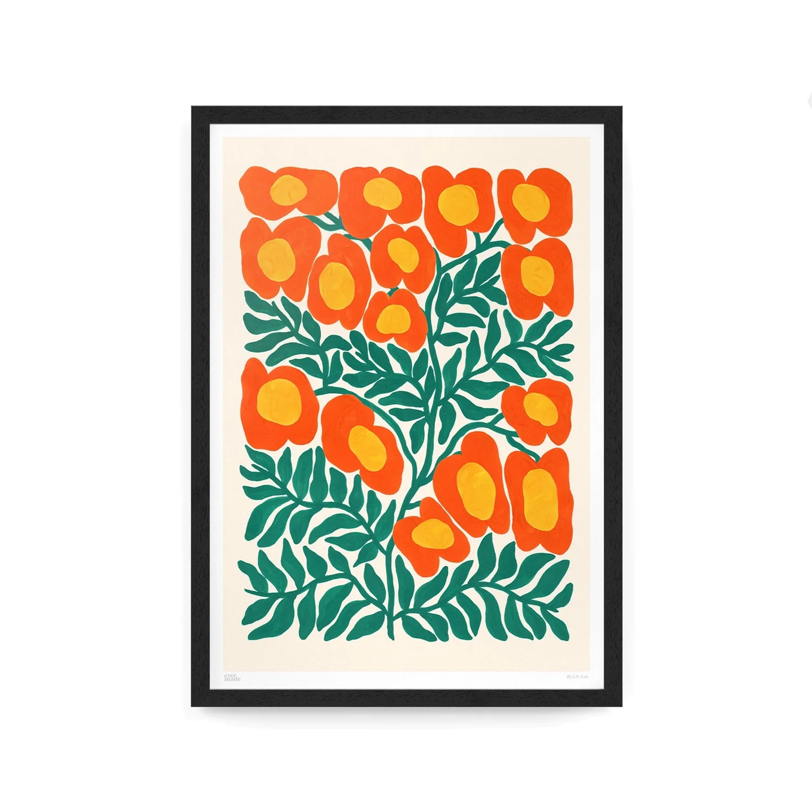 FLUTTERING ART PRINT // A3