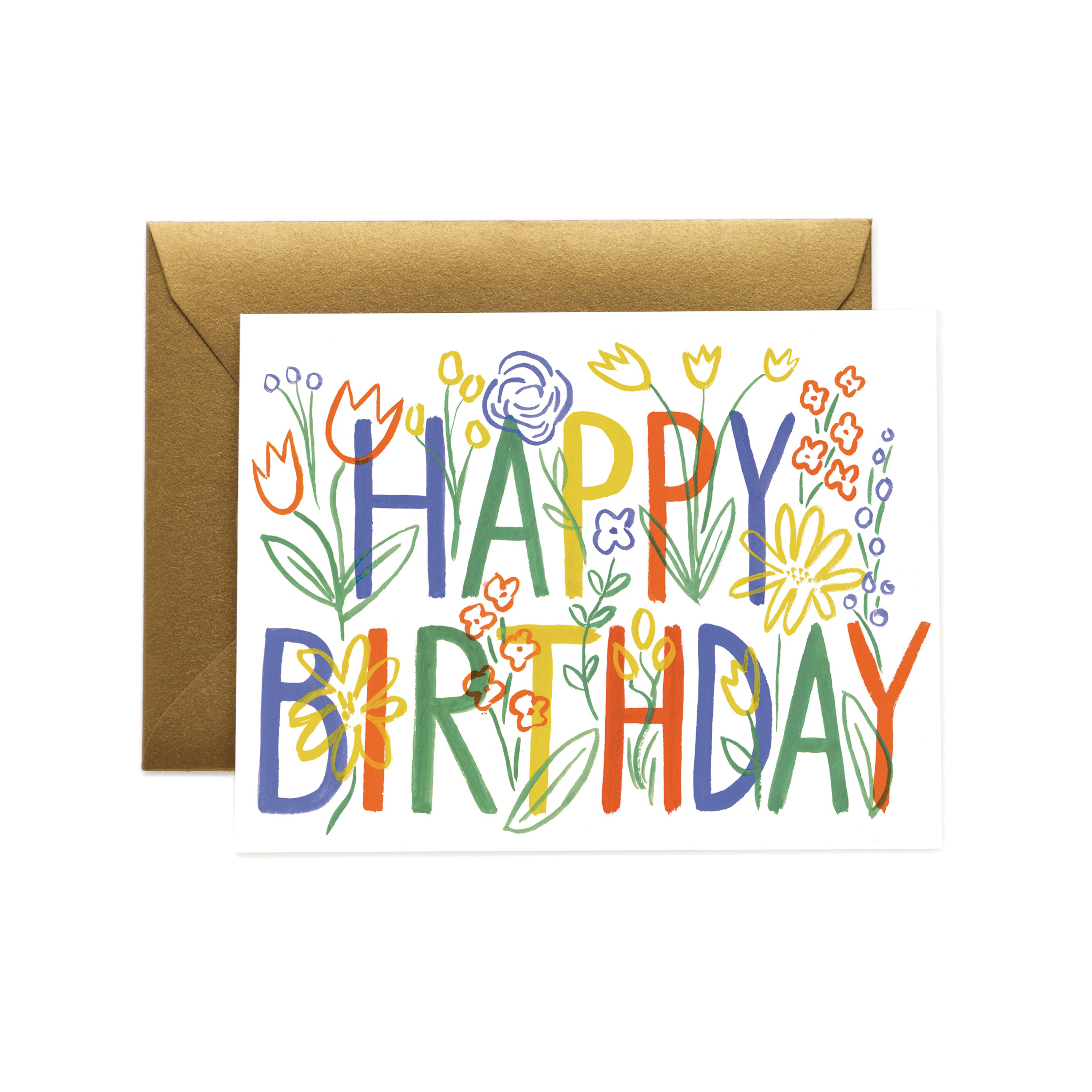 BRUSHSTROKE BIRTHDAY