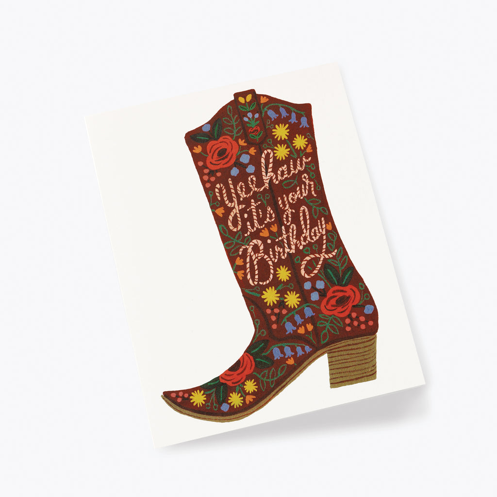 BIRTHDAY BOOT
